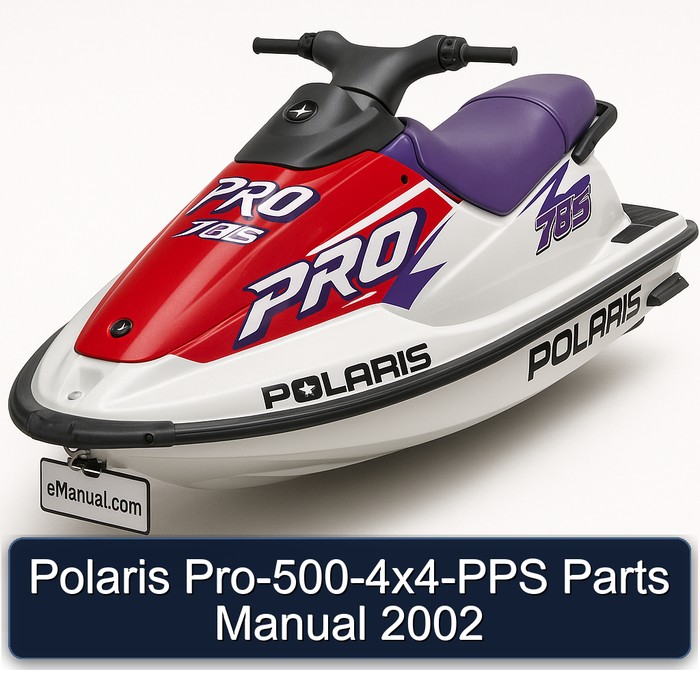 Polaris Pro-500-4x4-PPS Parts Manual 2002 
