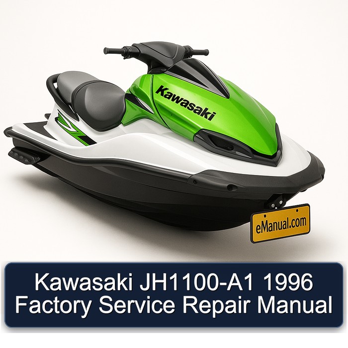 Kawasaki JH1100-A1 1996 Factory Manual de servicio y reparación