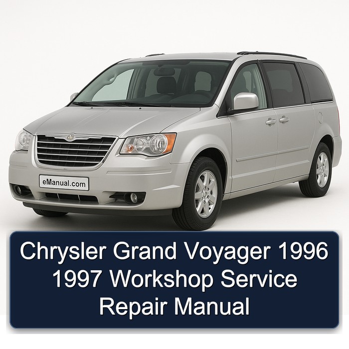 Chrysler Grand Voyager 1996 1997 Workshop Manual de servicio y reparación