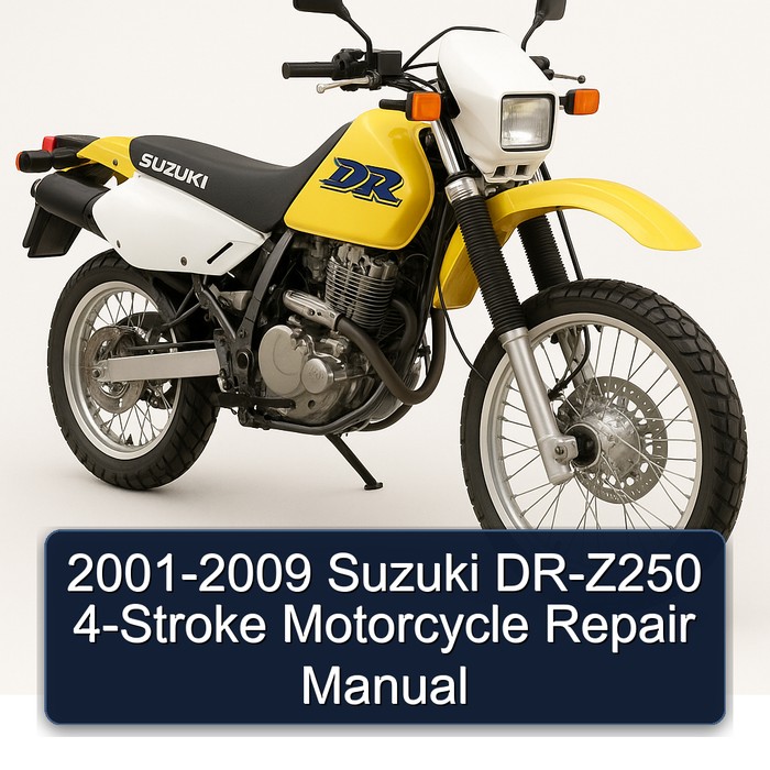2001-2009 Suzuki DR-Z250 4-Stroke Motorcycle Repair Manual