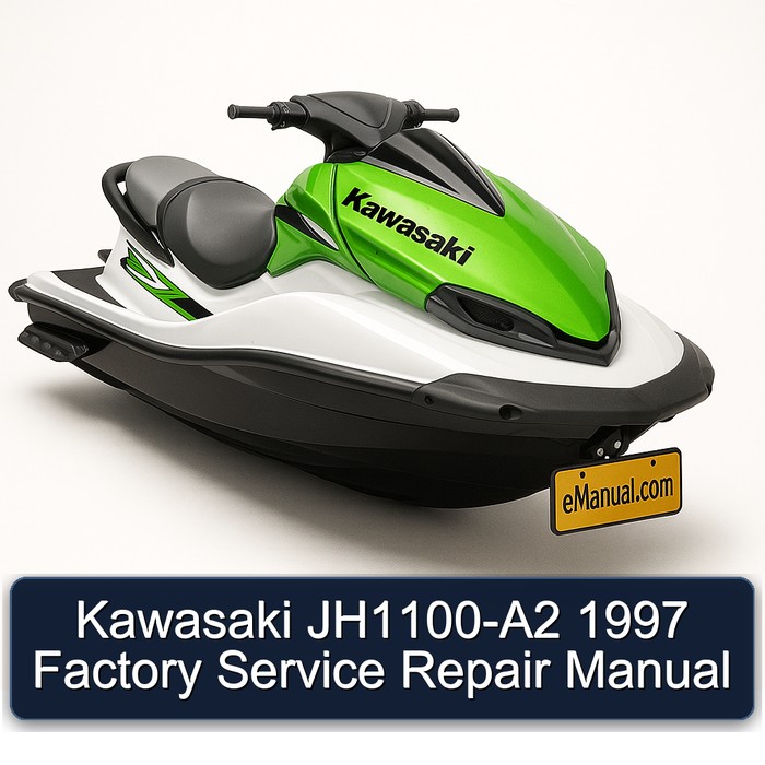 Kawasaki JH1100-A2 1997 Factory Manual de servicio y reparación