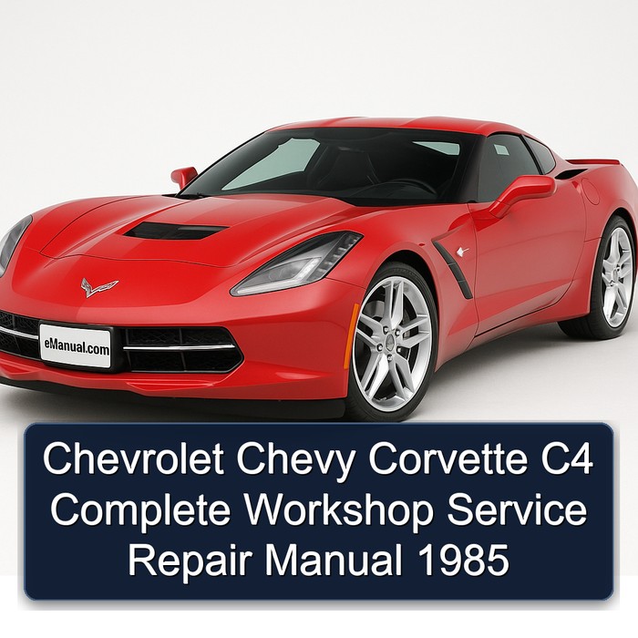 Chevrolet Chevy Corvette C4 Manual completo de servicio y reparación del taller 1985
