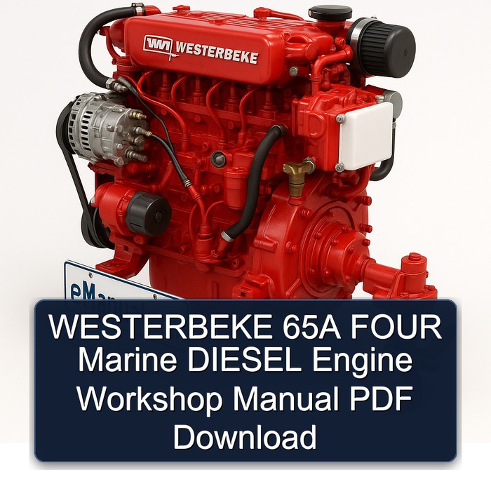 WESTERBEKE 65A FOUR Marine DIESEL Engine Workshop Manual PDF Download