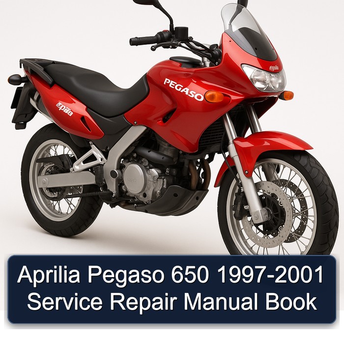 Aprilia Pegaso 650 1997-2001 Manual de servicio y reparación Book