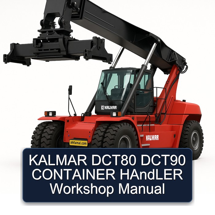Kalmar DCT80 DCT90 Container Handler Workshop Service Repair Manual PDF Download