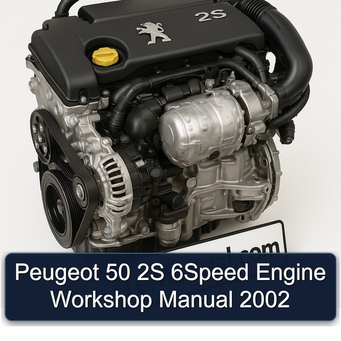 Manual de Taller Peugeot 50 2S 6 Velocidades 2002