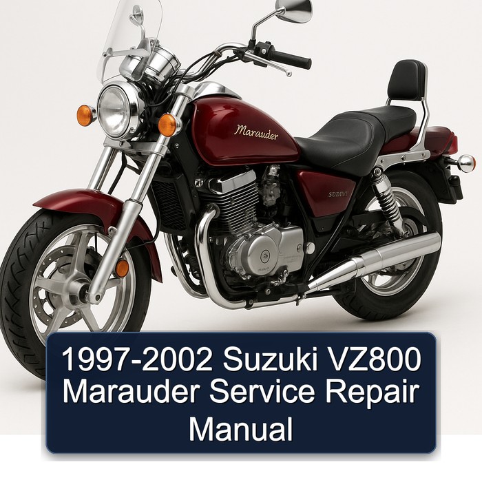 1997-2002 Suzuki VZ800 Marauder Manual de servicio y reparación