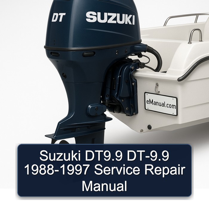 Suzuki DT9.9 DT-9.9 1988-1997 Manual de servicio y reparación