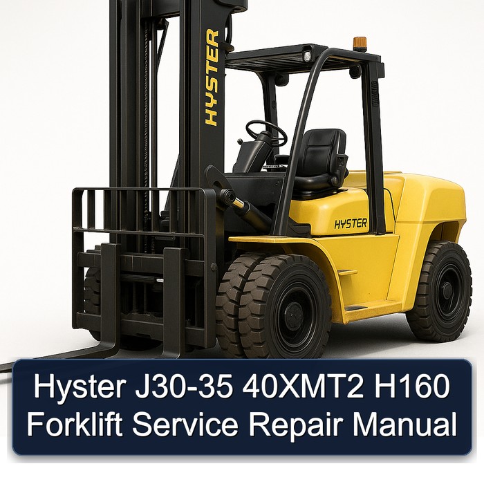 Hyster J30-35 40XMT2 H160 Gabelstapler Servicehandbuch