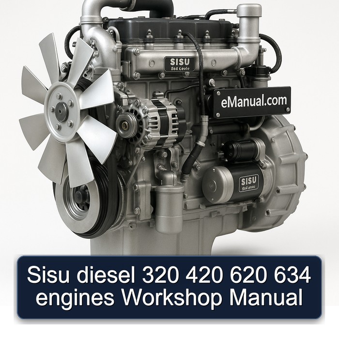 Sisu diesel 320 420 620 634 engines Workshop Manual 