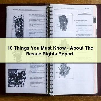 10 Things You Must Know-About the Resale Rights Report PDF Download