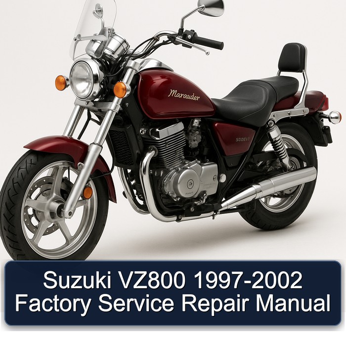 Suzuki VZ800 1997-2002 Factory Manual de servicio y reparación