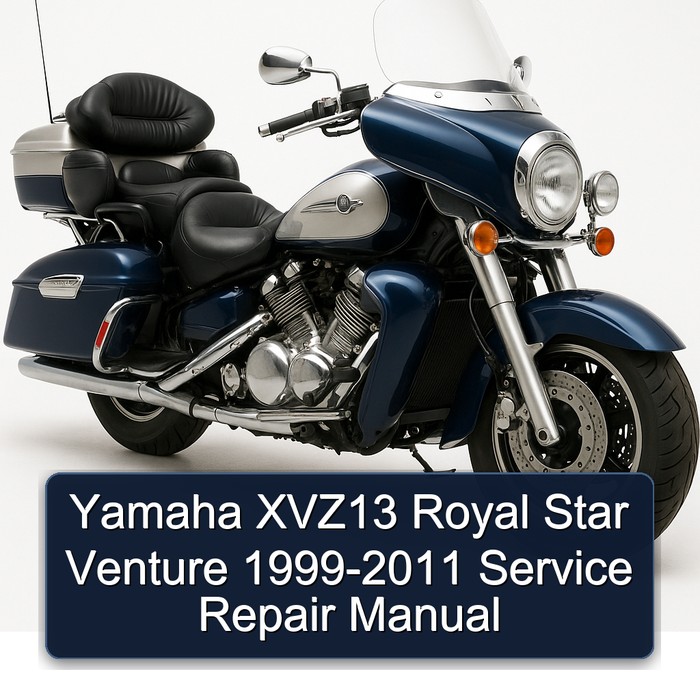 Yamaha XVZ13 Royal Star Venture 1999-2011 Manual de servicio y reparación