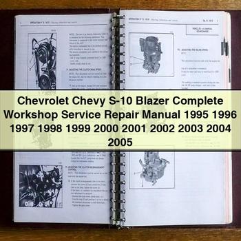 Chevrolet Chevy S-10 Blazer Workshop Service Repair Manual PDF Download