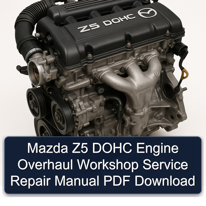 Manual de Reparación del Motor Z5 DOHC Mazda: Servicio de Taller