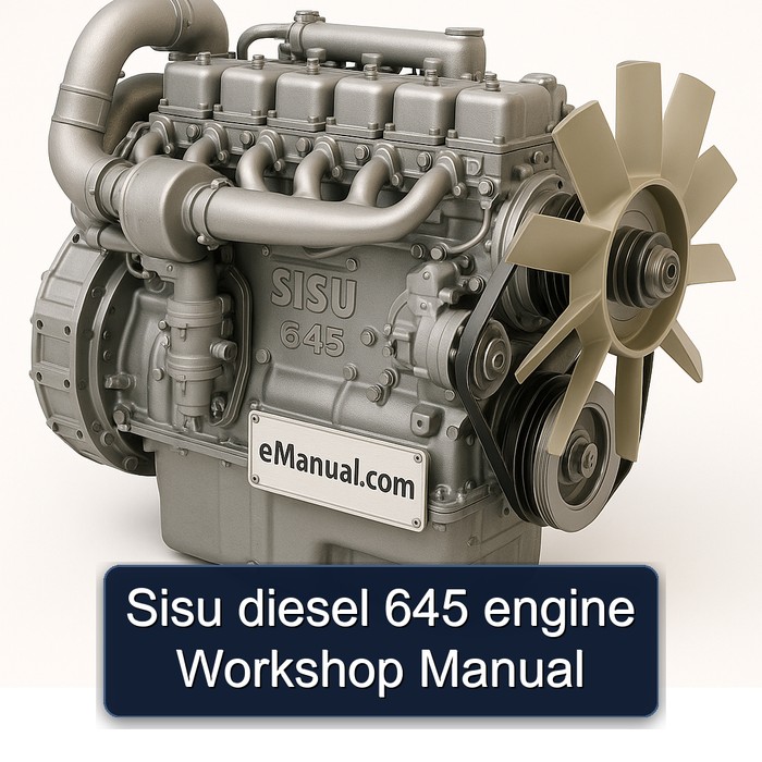 Sisu Diesel 645 Motor - Werkstatthandbuch