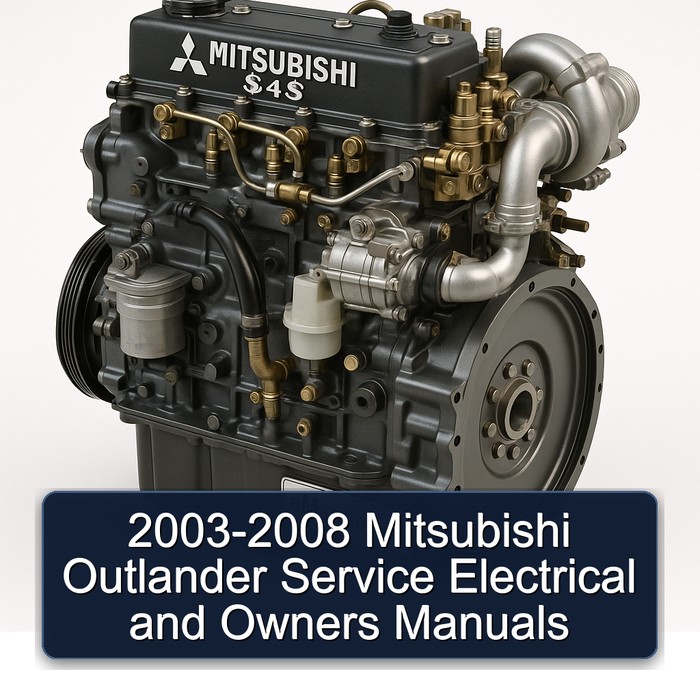 2003-2008 Mitsubishi Outlander Service Electrical and Owners Manuals