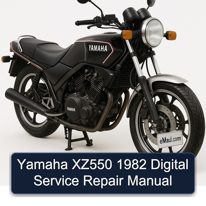 Yamaha XZ550 1982 Digital Manual de servicio y reparación