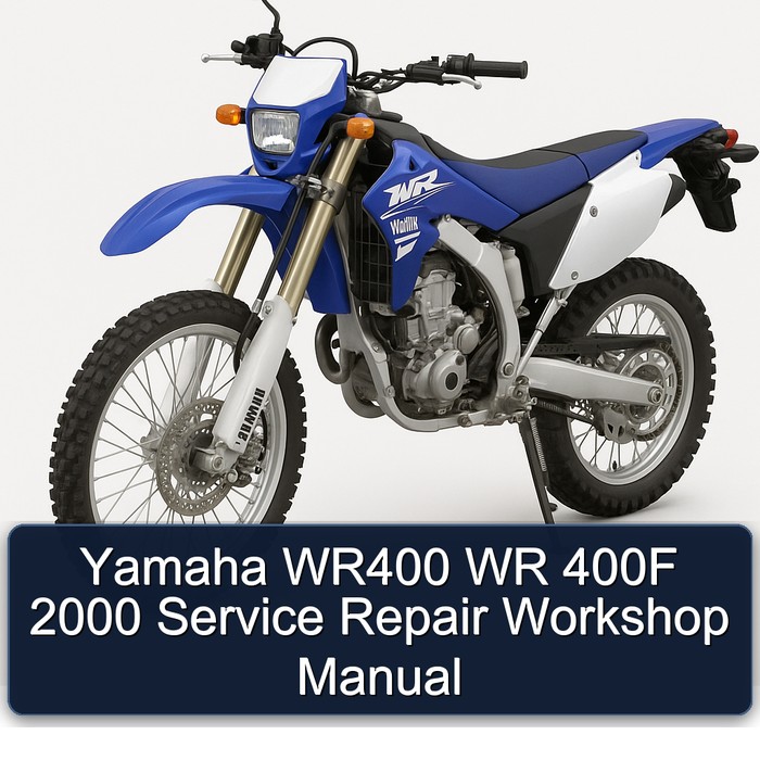 Yamaha WR400 WR 400F 2000 Service Repair Workshop Manual