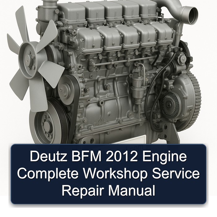 Deutz BFM 2012 Engine Complete Workshop Service Repair Manual