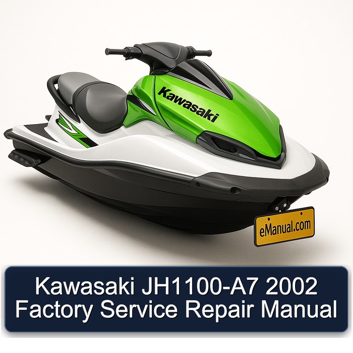 Kawasaki JH1100-A7 2002 Factory Manual de servicio y reparación
