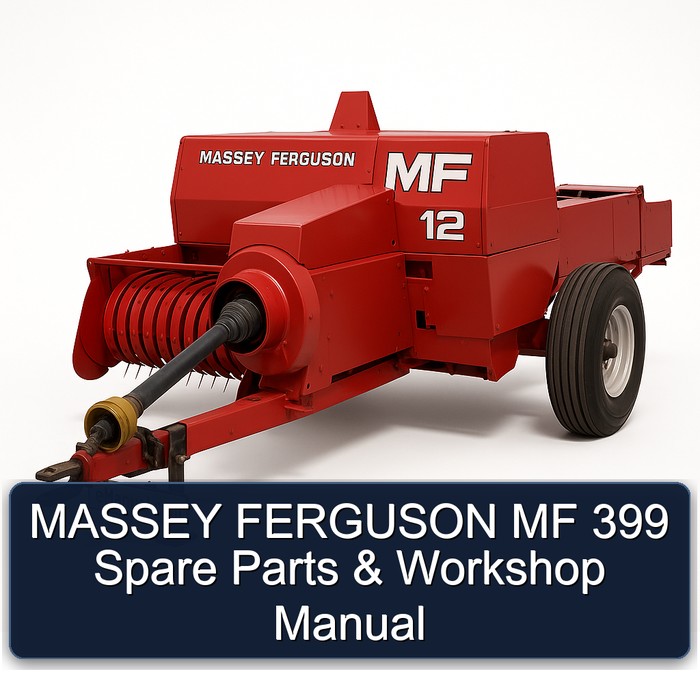 MASSEY FERGUSON MF 399 Spare Parts & Workshop Manual