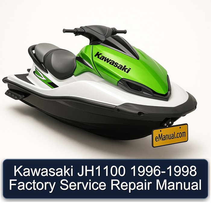 Kawasaki JH1100 1996-1998 Factory Manual de servicio y reparación