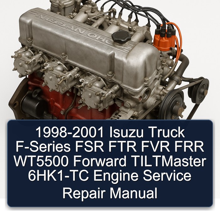 1998 Isuzu Truck F-Series Fsr Ftr Fvr Frr WT5500 Forward Tiltmaster 6HK1-Tc Engine Workshop Service Repair Manual PDF Download