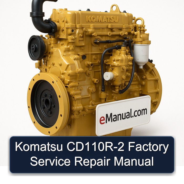 Manual de Servicio y Reparación de Fábrica Komatsu CD110R-2