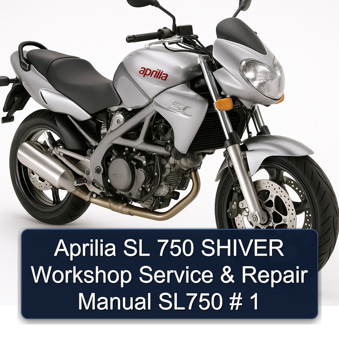 Aprilia SL 750 SHIVER Workshop Manual de servicio y reparación SL750 # 1