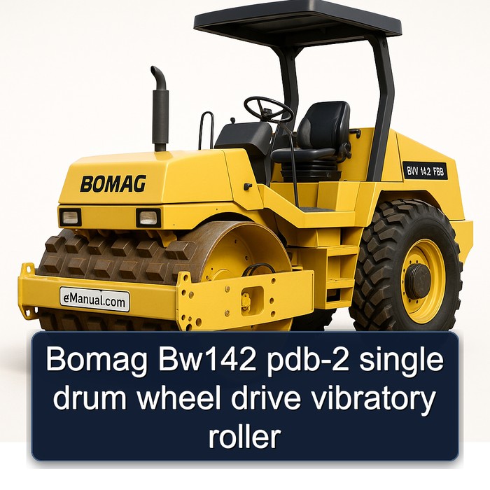 Bomag Bw142 pdb-2 single drum wheel drive vibratory roller