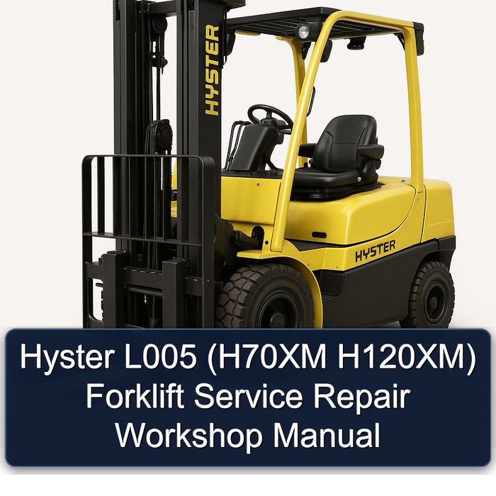 Manual de Servicio y Reparación de Montacargas Hyster L005 (H70XM H120XM)