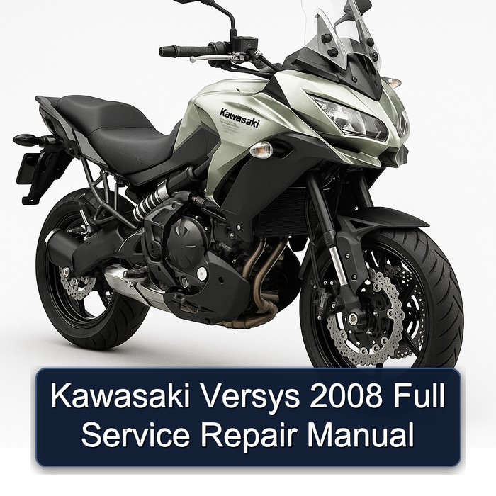 Kawasaki Versys 2008 Full Manual de servicio y reparación