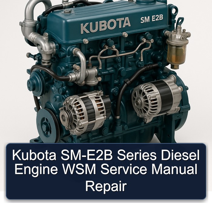 Kubota SM-E2B Series Diesel Engine WSM Service Manual Repair 