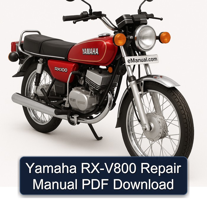 Yamaha RX-V800 Repair Manual PDF Download