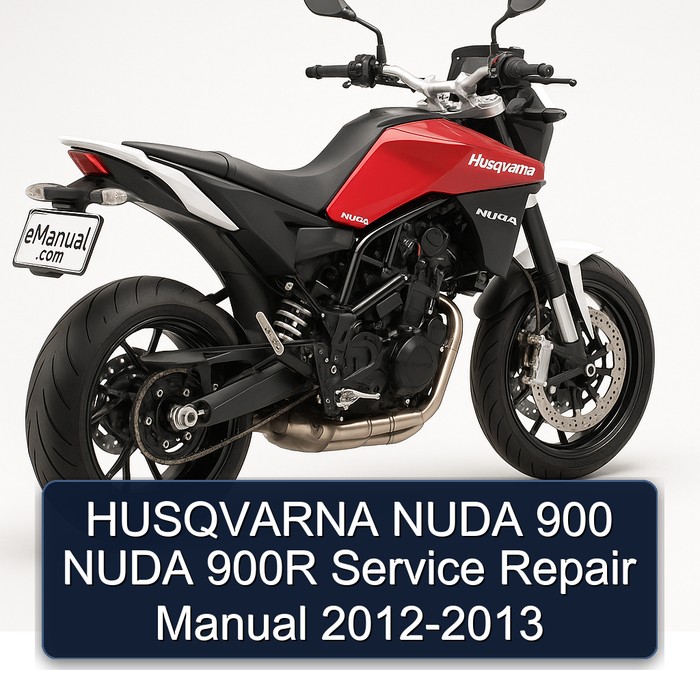 HUSQVARNA NUDA 900 NUDA 900R Manual de servicio y reparación 2012-2013