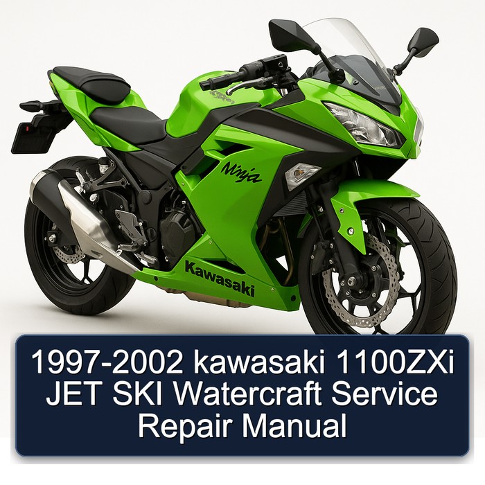 1997-2002 kawasaki 1100ZXi JET SKI Watercraft Manual de servicio y reparación