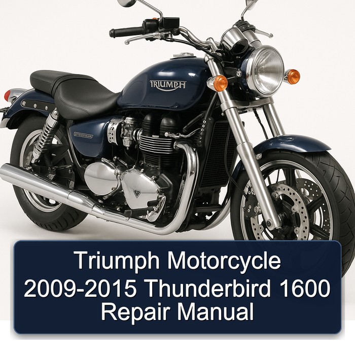 Triumph Motorcycle 2009-2015 Thunderbird 1600 Repair Manual