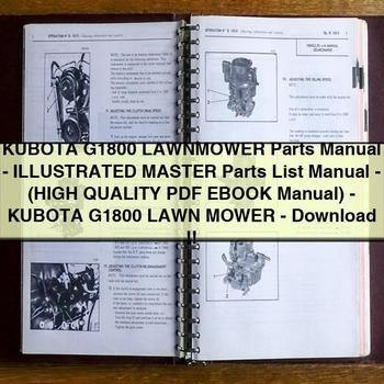 Kubota G1800 Lawnmower - -(High Quality Ebook )-Kubota G1800 Lawn Mower Parts Catalog PDF Download