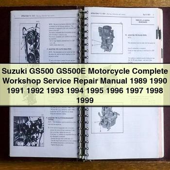 Suzuki GS500 GS500E Motorcycle Workshop Service Repair Manual PDF Download
