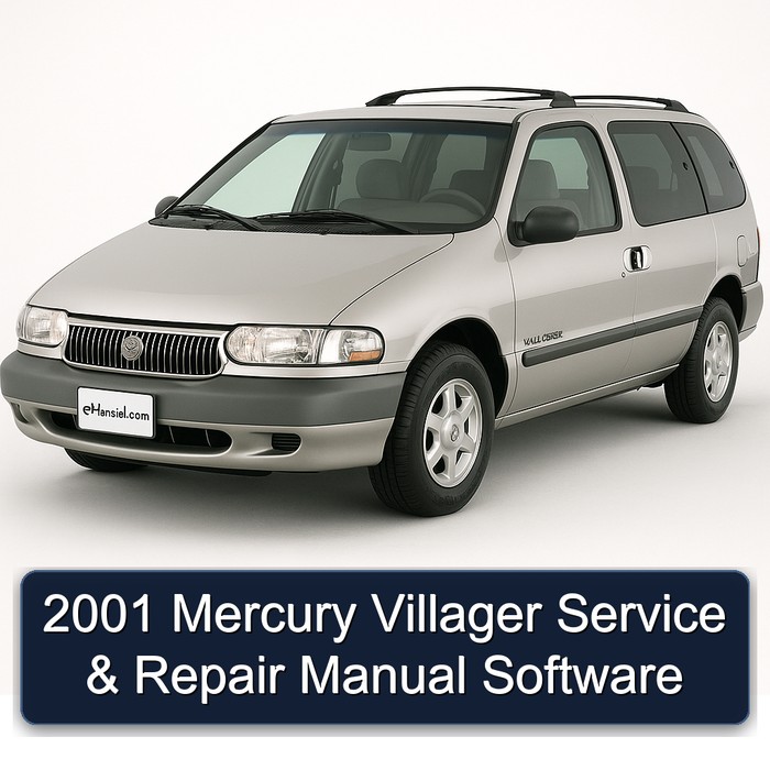 2001 Mercury Villager Manual de servicio y reparación Software