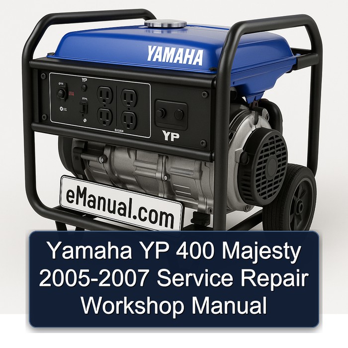 Yamaha YP 400 Majesty 2005-2007 Service Repair Workshop Manual