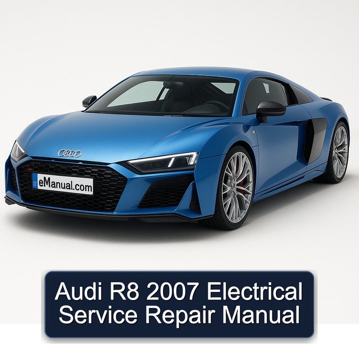 Audi R8 2007 Electrical Service Repair Manual