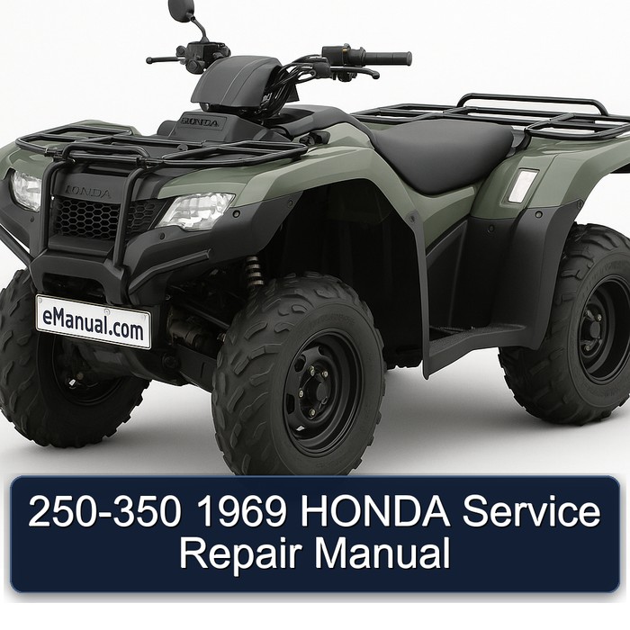 250-350 1969 HONDA Manual de servicio y reparación
