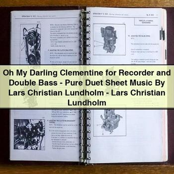 Oh My Darling Clementine for Recorder and Double Bass Sheet Music PDF Download