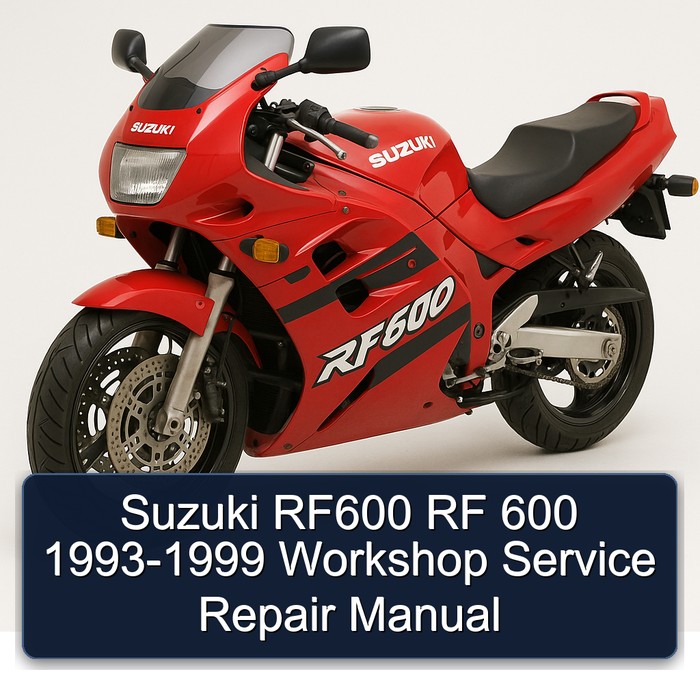 Suzuki RF600 RF 600 1993-1999 Workshop Manual de servicio y reparación