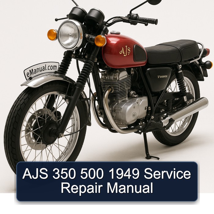 AJS 350 500 1949 Manual de servicio y reparación