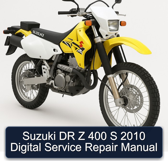 Suzuki DR Z 400 S 2010 Digital Manual de servicio y reparación
