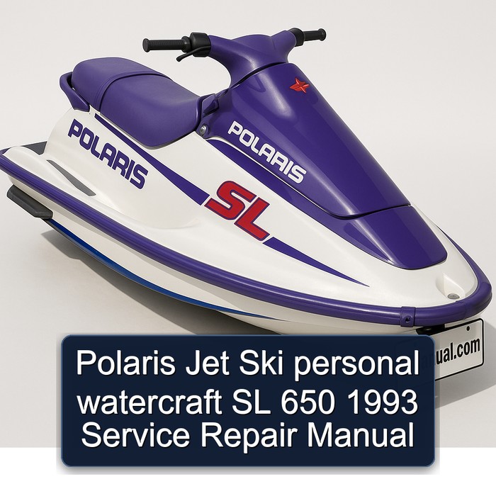 Polaris Jet Ski personal watercraft SL 650 1993 Manual de servicio y reparación