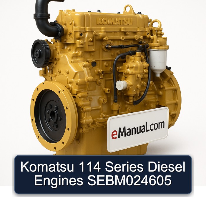 Motores Diésel Komatsu Serie 114 SEBM024605